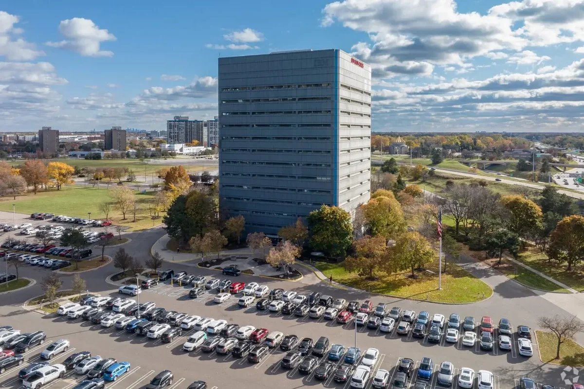 Epicentre Building aerial view - Southfield, MI