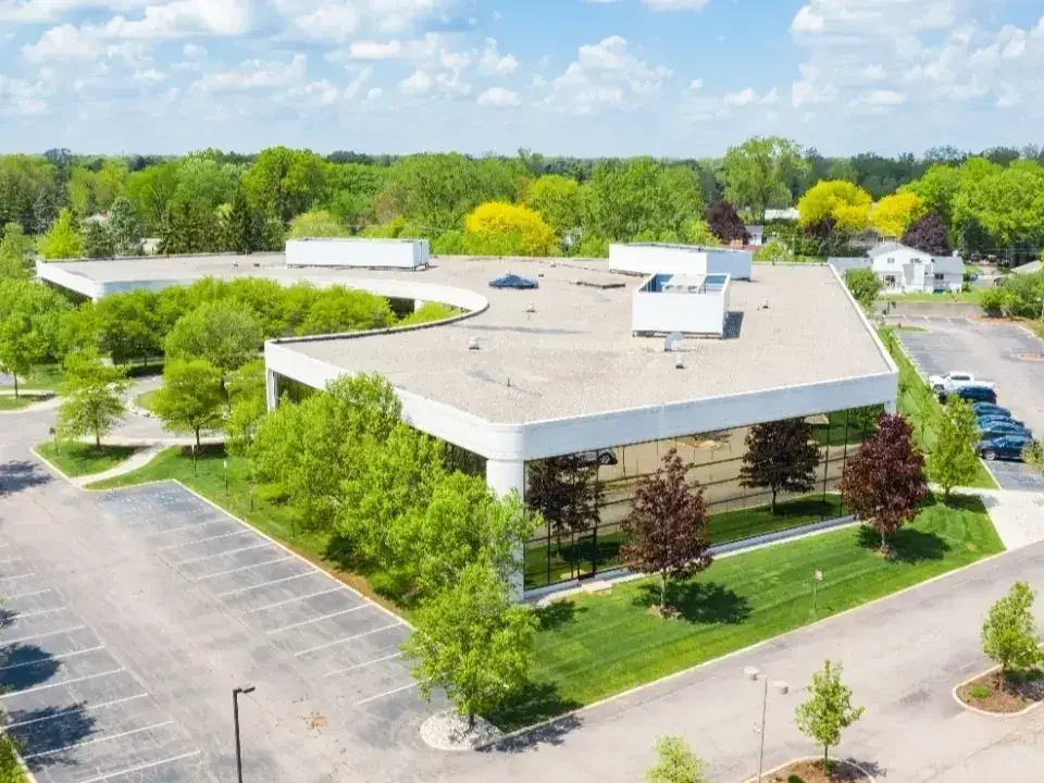 Farbman Headquarters aerial view - Southfield, MI